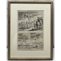 French School (19th century): Torture Scenes, set of eight engravings variously titled 30cm x 20cm (8)