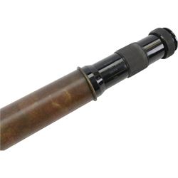  Ottway & Co military sighting scope in a case inscribed 'W.Ottway & Co Ltd 1916 Power 6', together with another Ottoway sighting scope 