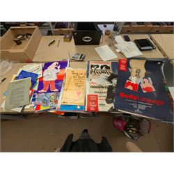 Approximately 50 Stephen Joseph Theatre posters, including several signed examples with signatures of Alan Ayckbourn and cast members, together with theatre programmes and other ephemera