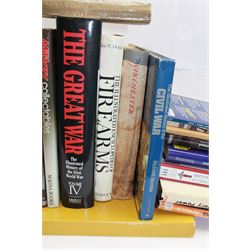 Saber, Clifford; Desert Rat Sketch Book, published by Sketchbook Press, New York 1959 in slipcase, together with military reference books, including The Illustrated Encyclopedia of Fire Arms, Winchester the gun that took the West etc