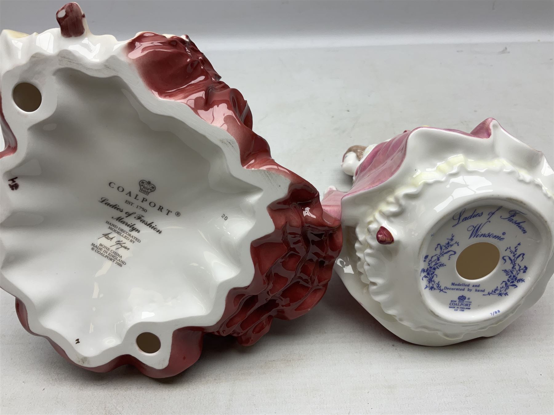 Ten Coalport figures, to include Language of Flowers, Marilyn, Token of Love,  I'll never forget you etc