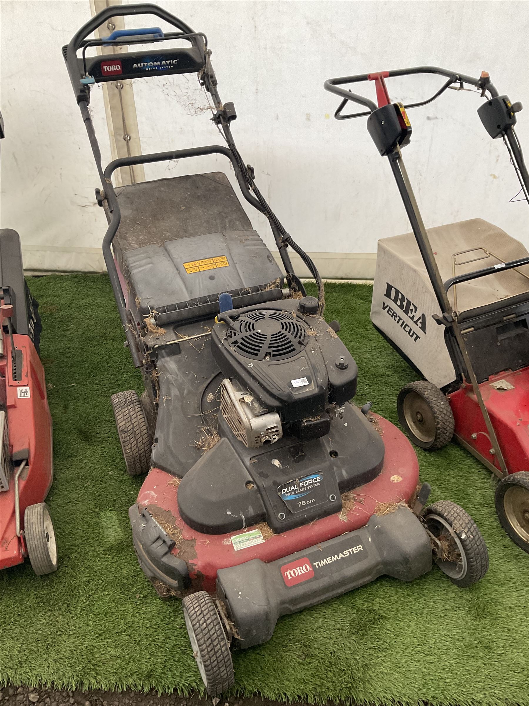 Toro timemaster dual hotsell force twin blade system