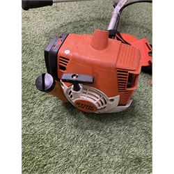 Stihl FS120 petrol strimmer, with harness - THIS LOT IS TO BE COLLECTED BY APPOINTMENT FROM DUGGLEBY STORAGE, GREAT HILL, EASTFIELD, SCARBOROUGH, YO11 3TX