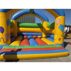 Large inflatable bouncy castle with electric blower - THIS LOT IS TO BE COLLECTED BY APPOINTMENT FROM DUGGLEBY STORAGE, GREAT HILL, EASTFIELD, SCARBOROUGH, YO11 3TX