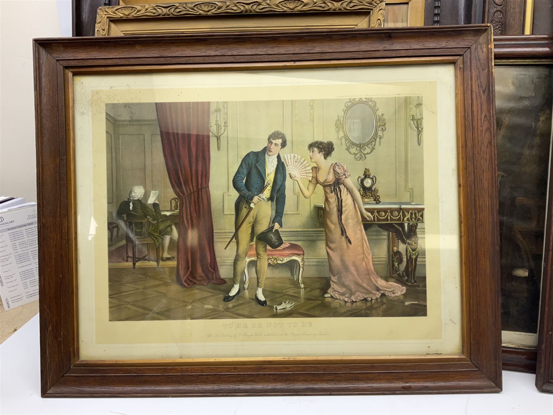 After Charles Haigh Wood 'To be or not to be' colour print, together with collection of early 20th Century prints (10) 