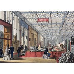 After Joseph Nash the Elder (British 1809-1878): 'Minerals', coloured lithograph from 'Dickinson's Comprehensive Pictures of the 1851 Great Exhibition' pub. 1854, with corresponding page 38cm x 48cm (2) (unframed) 