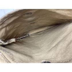 WW2 US gas mask bag cover, marked Training Gas Mask M1A1, probably D-Day/Normandy period 1944