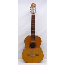  Di Giorgio 1976 'Nostalgia' acoustic guitar, inlaid flower design, with soft carry case  