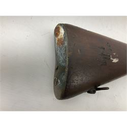 WW1 Lee Enfield SMLE bolt-action rifle, dated 1918, with single barrel band and bayonet fitting L113cm FIREARMS CERTIFICATE REQUIRED OR RFD