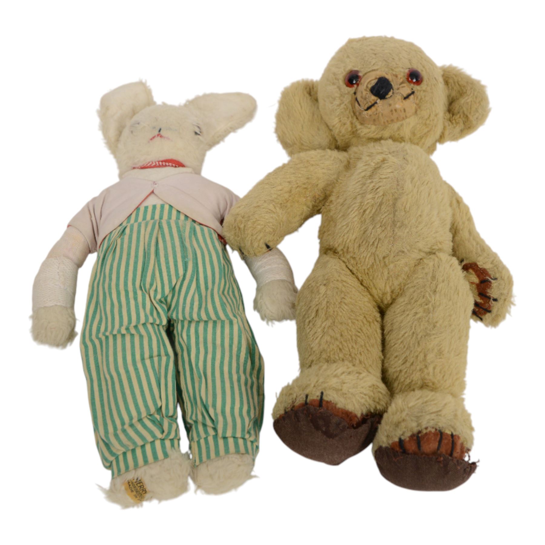 Merrythought Rabbit Merrythought 'cheeky' bear with bells in both ears and | Toys & Models ...