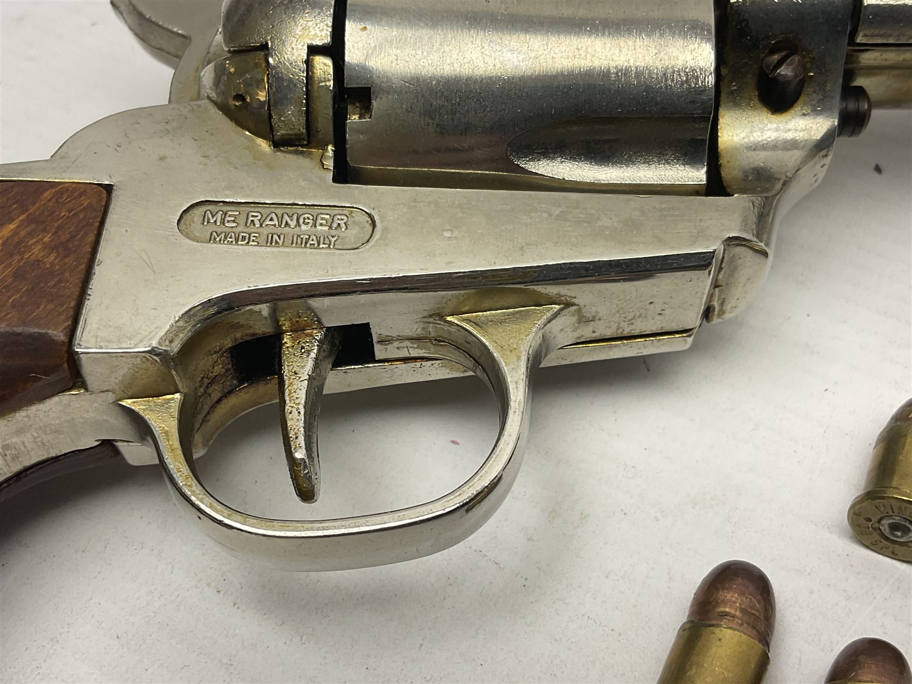 Italian ME Ranger blank-firing six-shot revolver, .380 cal. 9mm krall L30cm overall