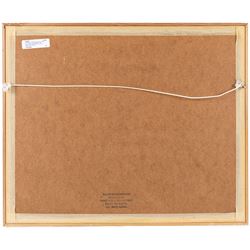 Ebenezer John Woods (Jack) Prior (British 1914-1988): 'The Estuary Near Arnside' and 'Flowerdale Bay -Gairloch Wester Ross', two watercolours signed, titled verso 18.5cm x 27.5cm; together with a signed print (3)