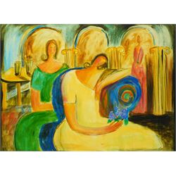 Jacqueline Holland Berkley (British 20th century): 'When We Were Together', limited editio...