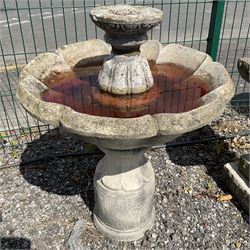 Cast Stone fountain with water feature  - THIS LOT IS TO BE COLLECTED BY APPOINTMENT FROM DUGGLEBY STORAGE, GREAT HILL, EASTFIELD, SCARBOROUGH, YO11 3TX