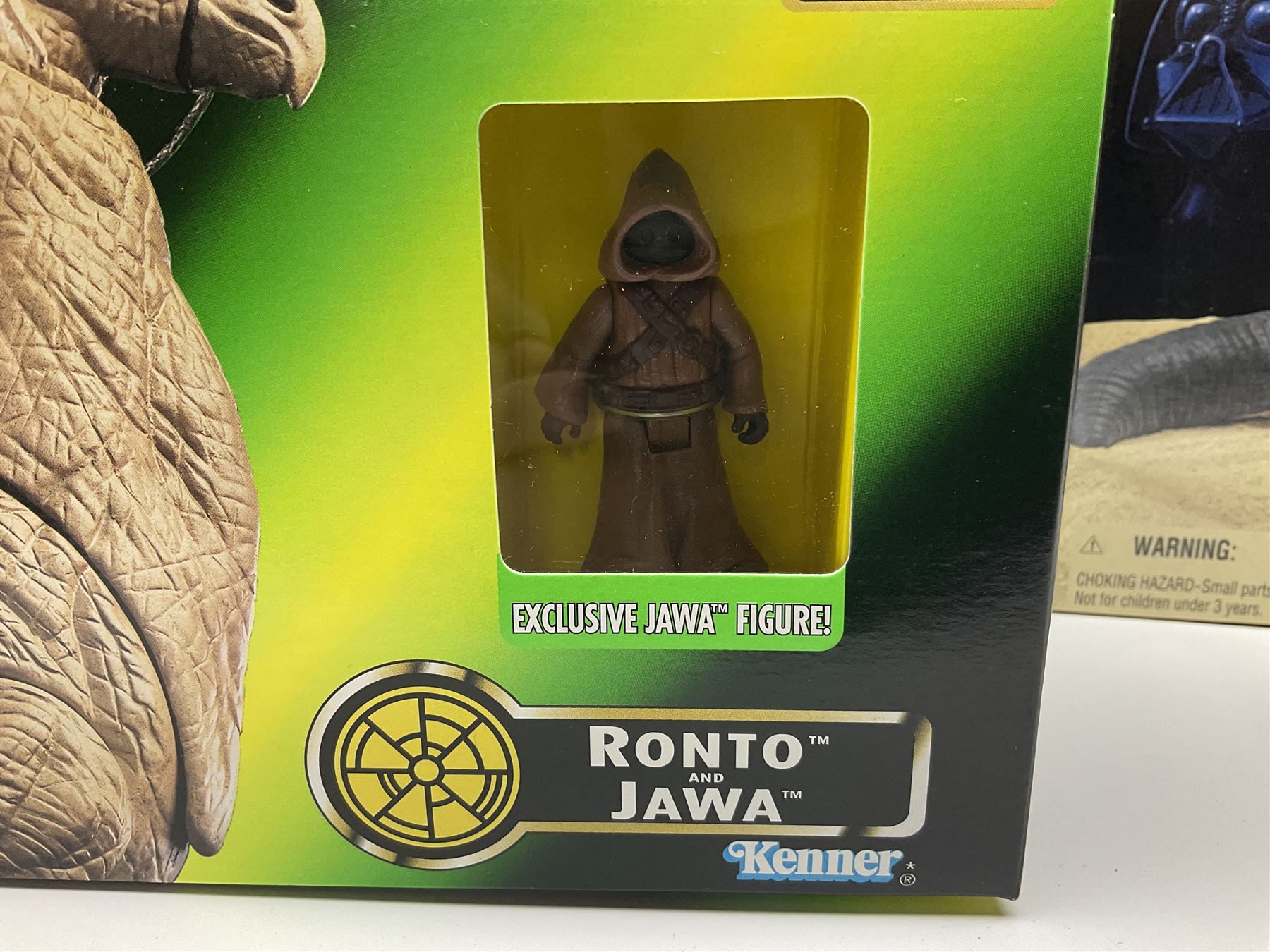 Star Wars - The Power of the Force - Electronic X-Wing Fighter; Rancor and Luke Skywalker; Bantha and Tusken Raider; Jabba the Hutt and Han Solo; and Ronto and Jawa; all in sealed boxes (5)