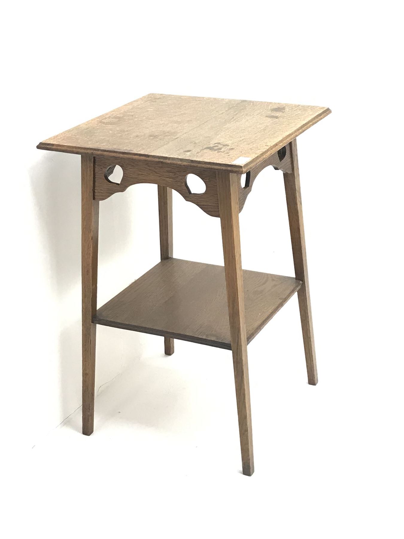 Arts & Craft table, joining undertier, stile supports 