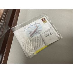 Corgi - Aviation Archive, eleven ‘Classic Propliners’ 1:144 scale models comprising Vickers Viscount models; 47601 700 Series British European Airways; 47602 Parcelforce; 47603 Continental Airlines; 47604 800 Series Lufthansa; 47605 700 Series British Eagle no.391/2900; 47606 806 Virgin Atlantic Airways; 47607 802 British European Airways; 47608 806 British Airways no.985/3000; 47609 836 British Midland Airways no.1530/2500; AA30501 800 Aer Lingus no.651/2100; AA30503 800 British Air Ferries no. 1131/2100; all boxed (11) 