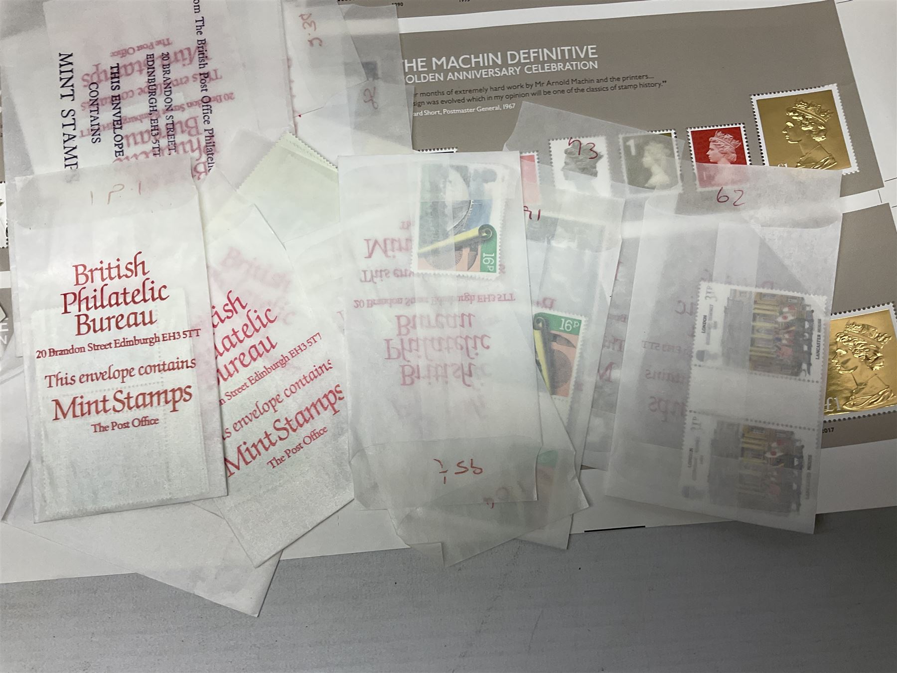 Collection of British stamps, to include Queen Elizabeth II mint decimal stamps, Victorian kiloware and others