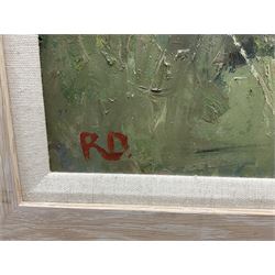 Robert Dawson (British 1926-1997): 'Tygwyn', oil on board signed with initials 51cm x 72cm 
Provenance: with the Goldmark Gallery, Uppingham