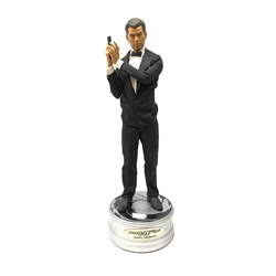 James Bond - Slideshow Collectibles limited edition 1:4 scale figure of Pierce Brosnan as 007, No 0529/1250, boxed with slipcase and outer packaging.