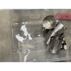 Jura GIGA X3 commercial coffee machine, Dualit Milk Frother and a Milk cooling cabinet, with other accessories