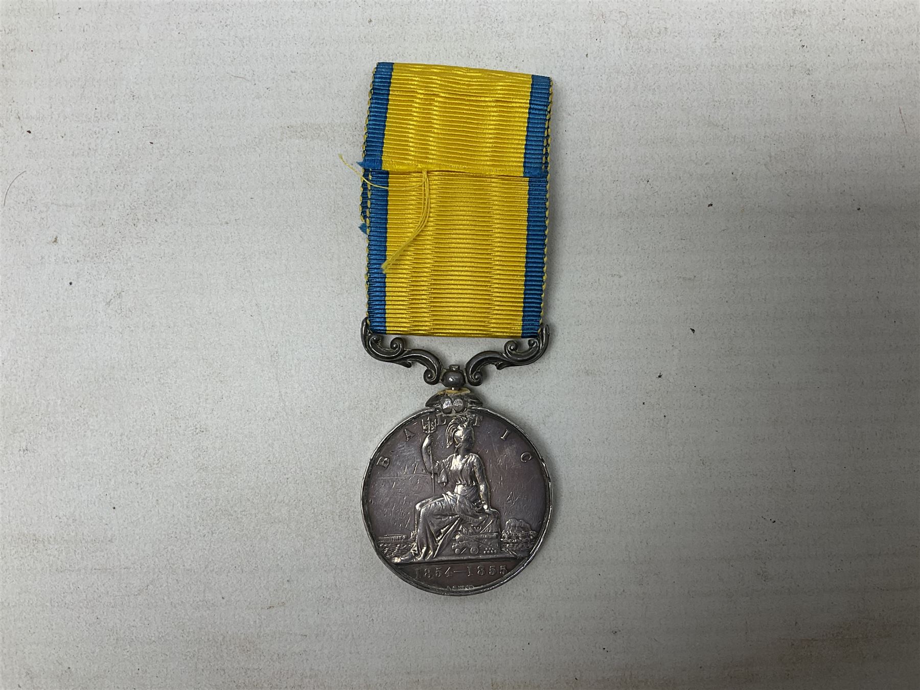 Victoria Baltic Medal 1854-55, unnamed, with ribbon