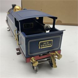 Ace Trains '0' gauge - C1/CR Caledonian Railway 4-4-4 tank locomotive; in plain brown box with Ace Trains labels and packaging