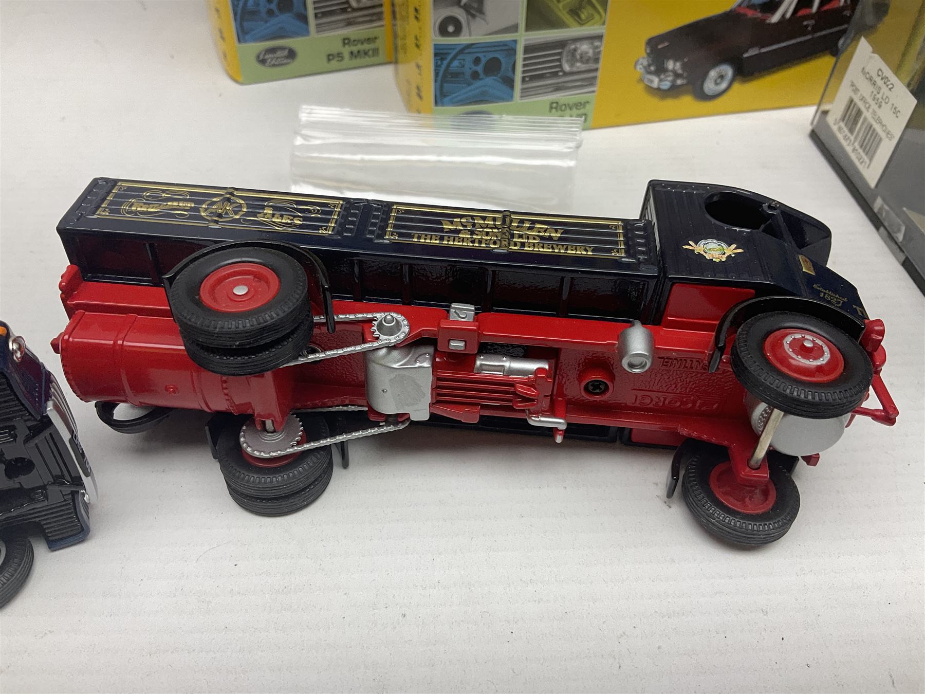 Corgi Classics - five commercial vehicles Nos.09802, 16302, CC13303, 97367 & 97951; nine Lledo Vanguards die-cast models; Matchbox Dinky Ford Pilot; and City Morris LD150 P.O. Telephones Van; all boxed; and four unboxed models

