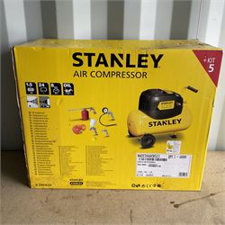 Stanley Air compressor kit (unopened) and Scheppach dust extractor  - THIS LOT IS TO BE COLLECTED BY APPOINTMENT FROM DUGGLEBY STORAGE, GREAT HILL, EASTFIELD, SCARBOROUGH, YO11 3TX