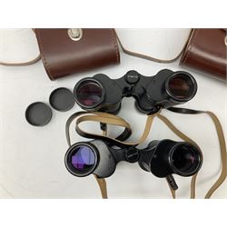 Four pairs of Carl Zeiss Jena binoculars, Jenoptem 10x50W, Jenoptem 7x50W and two pairs of Jenoptem 8x30W, all cased (4)
