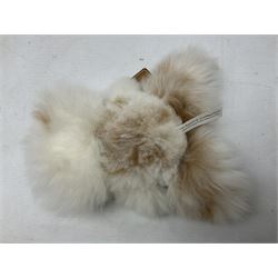 Charlie Bears - limited edition Minimo Collection 'Cappuccino' No.184/1000 and 'Espresso' No.21/1000; each with labels and complete with purpose made ceramic cups and saucers; Bearhouse emu; and Alpaca Collection teddy bear No.5800S (4)