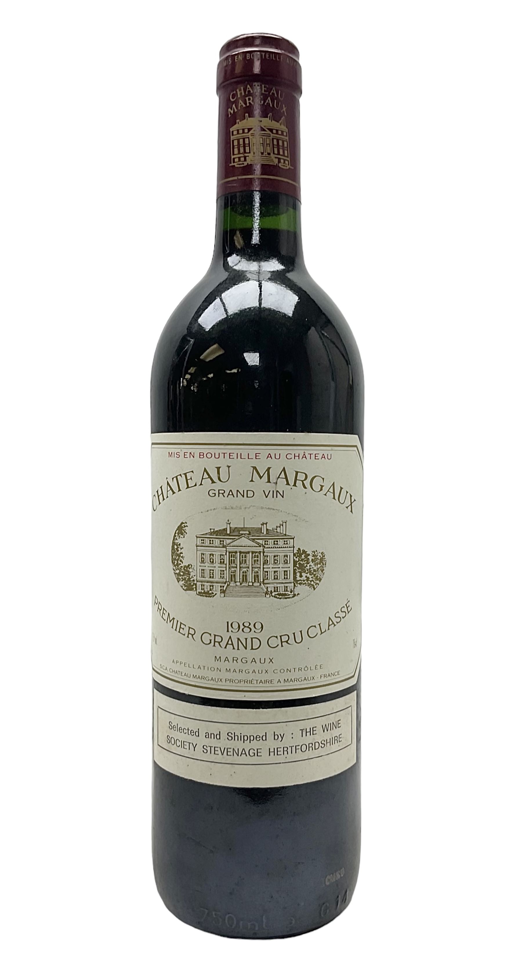 Chateau Margaux, 1989, Premier Grand Cru Classe Margaux, 75cl, 12.5% vol