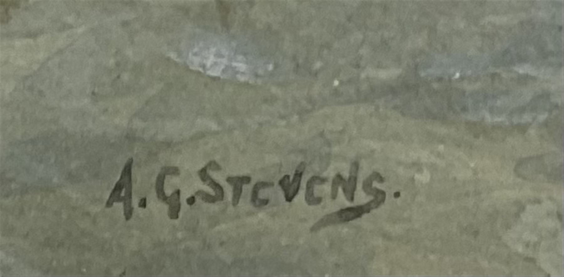 Albert George Stevens (Staithes Group 1863-1925): East and West Piers Whitby Harbour, watercolour signed 34cm x 49cm