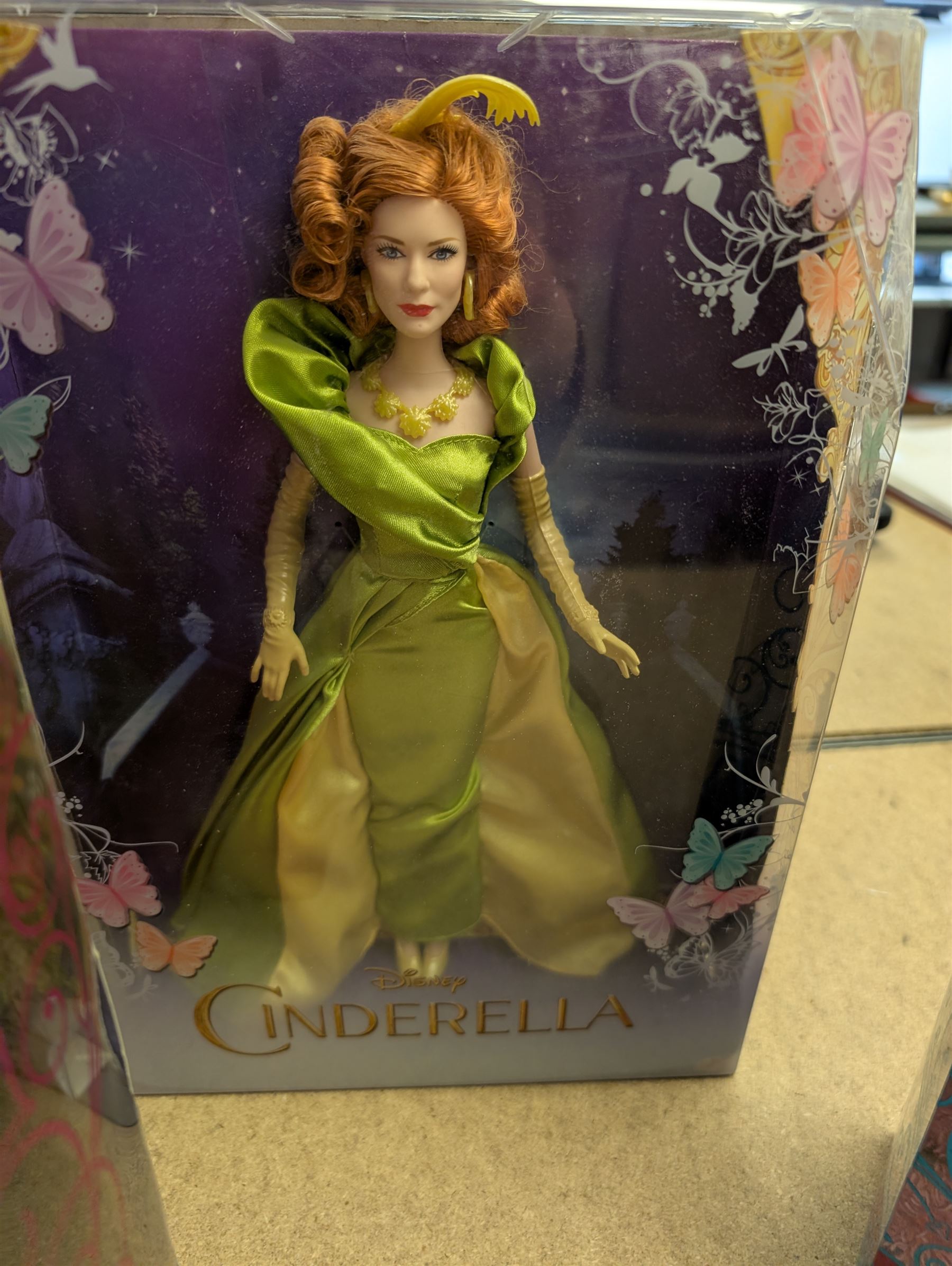 Five Disney Dolls, comprising Mattel Lady Tremaine, and The Disney Store Ursula, Mother Gothel, Hans and Lady Tremaine, all boxed