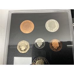 The Royal Mint United Kingdom 2014 proof coin set collector edition, cased with certificate