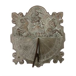 18th Century style cast bronze wall sund