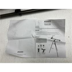 Jessops TA800-80 reflector telescope in box