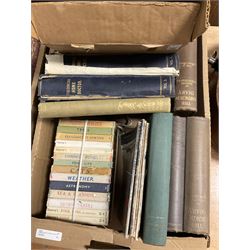 Collection of books, to include, Yorkshire interest, Strand Magazine etc, in three boxes 