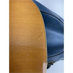 Spanish Concert Grande acoustic guitar with mahogany back and ribs and spruce top L100cm; in soft carrying case