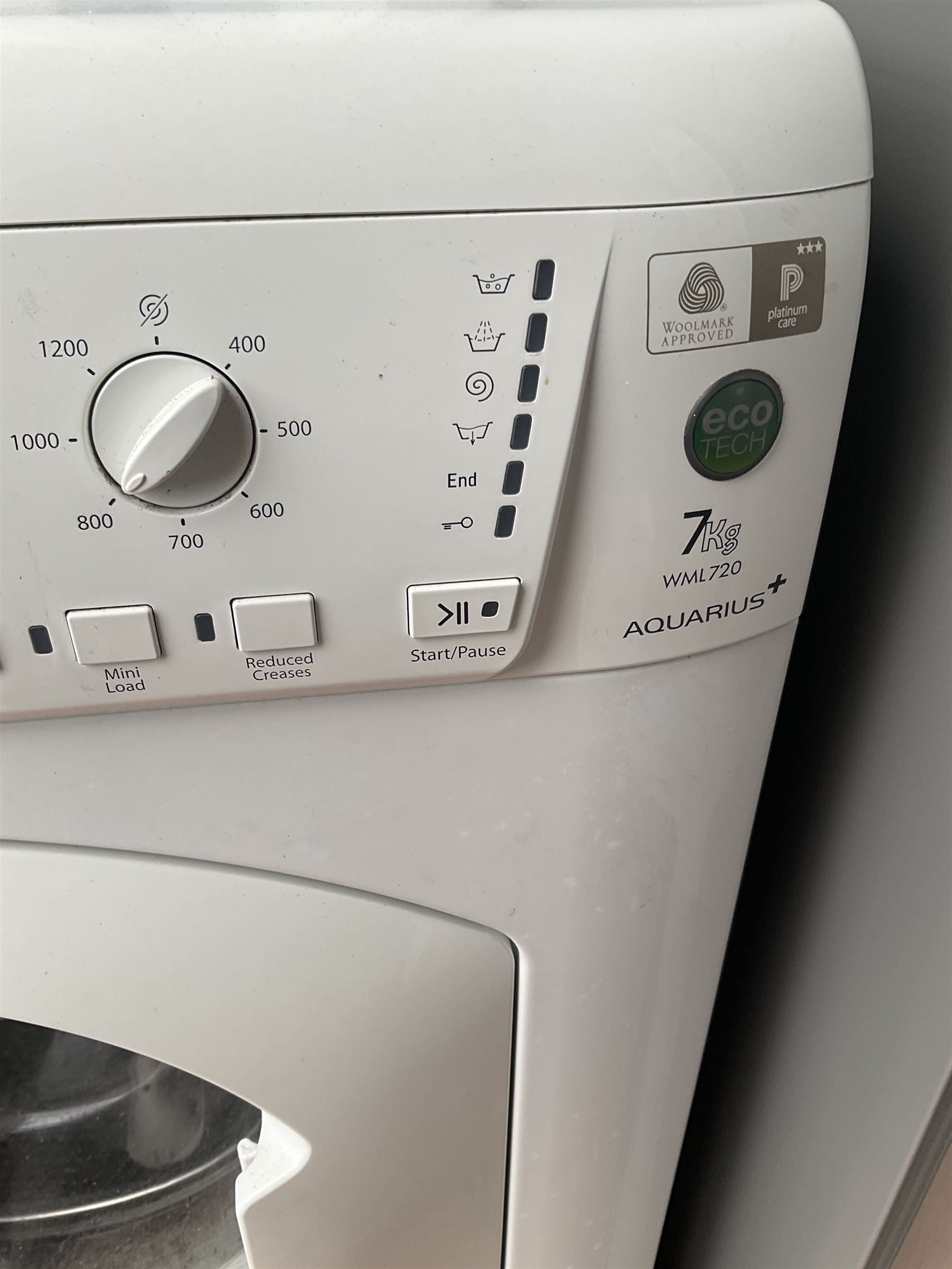 Hotpoint Aquarius 7kg washing machine  - THIS LOT IS TO BE COLLECTED BY APPOINTMENT FROM DUGGLEBY STORAGE, GREAT HILL, EASTFIELD, SCARBOROUGH, YO11 3TX
