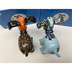 Wallace & Gromit - Gromit Unleashed: two Aardman Animations The Grand Appeal 'Gromit Unleashed' figures comprising A Mandrill's Best Friend and Butterfly, both with boxes