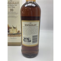 Macallan, 10 year old, single malt Scotch whisky, 700ml, 40% vol, boxed