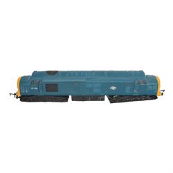 Seven 00 gauge locomotives, comprising Hornby R751 Class 37 diesel, Bachmann Elvis King of Rock And Roll Express, Hornby Merchant Navy United States Lines, Hornby A4 Class Quicksilver, three tank locomotives and two tenders, all unboxed