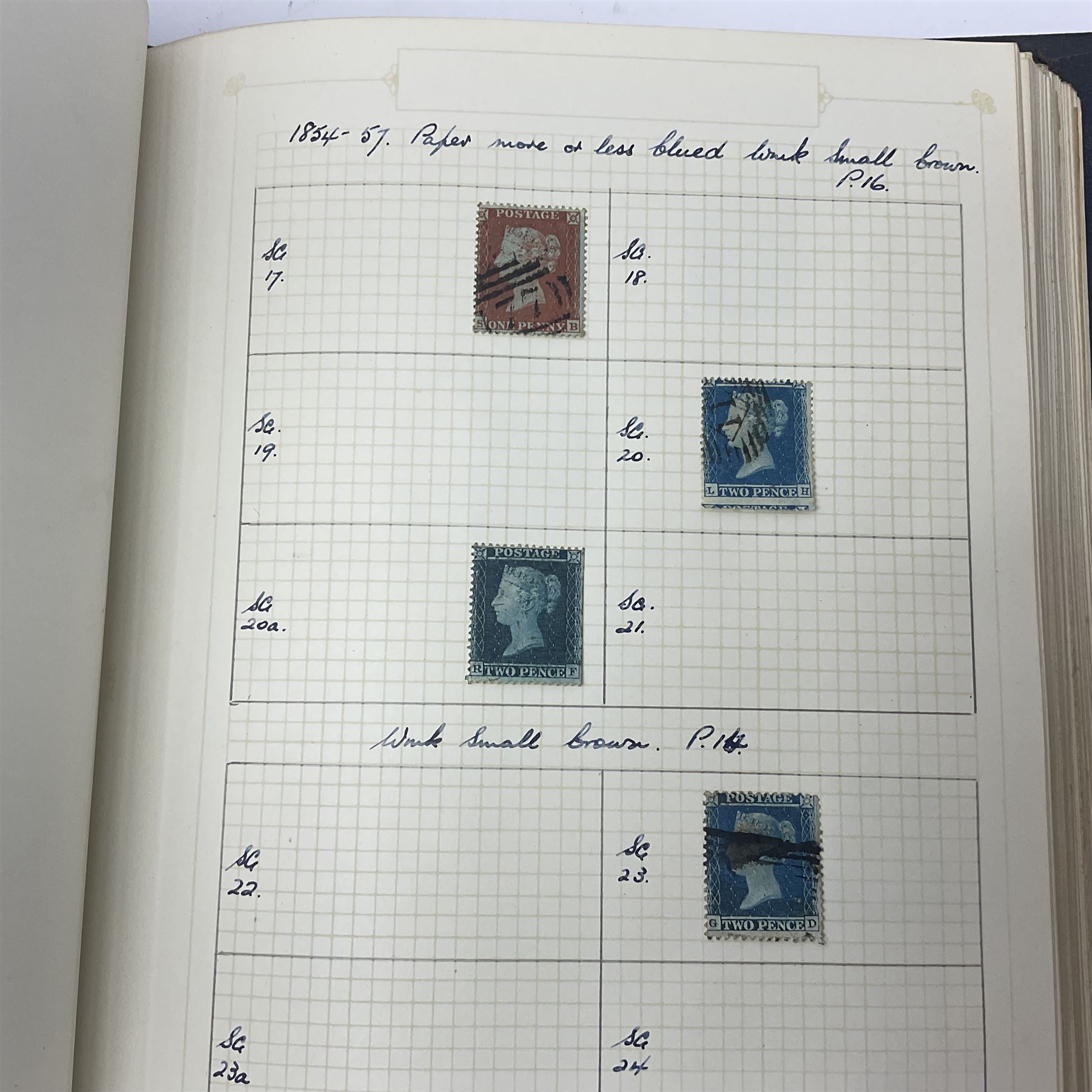 Great British and World Queen Victoria and later stamps, including imperf and perf penny reds, half penny 'bantams', King Edward VII five shillings,  Straits Settlements, Ceylon, New Zealand, Canada, India etc, housed in a single album