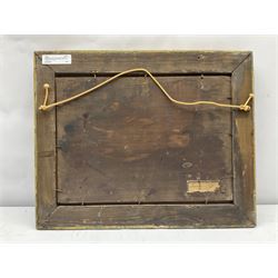 George Grosvenor Thomas RSW (Scottish 1856-1923): Arched Stone Bridge, oil on panel signed 23cm x 31cm