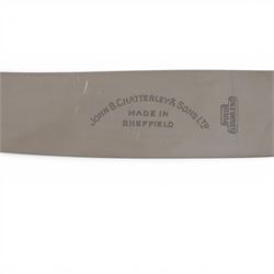 John B Chatterley & Sons Kings pattern silver plated canteen of cutlery for eight place settings, with key H5cm, W46cm, D32cm