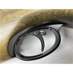 Air Arms S400F Carbine bolt-action .22 multishot air rifle, pump-up action, adjustable trigger, fitted with sound moderator and Nikko Stirling Mountmaster 3-9 x 50 telescopic sight, complete with stirrup type pump, pressure gauge etc, serial no.135456, L106cm; in gun sling