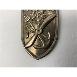 German Narvik arm shield dated 1940