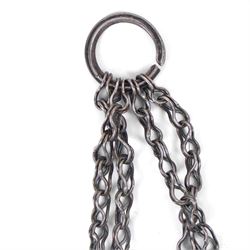 Omani silver Hirz pendant necklace