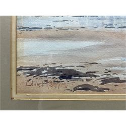 Edward H Simpson (British 1901-1989): South Bay Scarborough, watercolour signed 35cm x 53cm